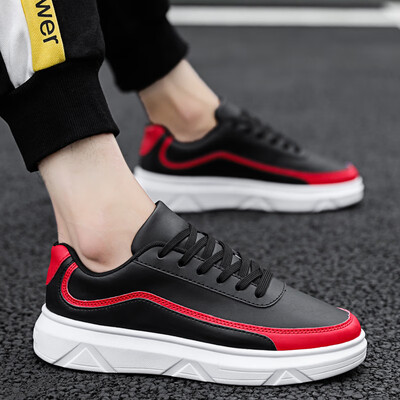 

Autumn canvas mens sports&leisure white shoes Korean version of the trend of shoes wild tide shoes white mens shoes