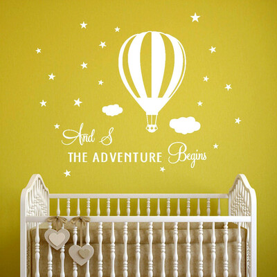 

〖Follure〗The Adventure Begins Home Decor Wall Sticker Decal Bedroom Vinyl Art Mural