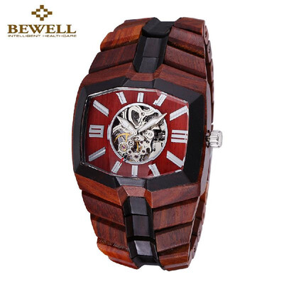 

Hypoallergenic Wooden Self-winding Mechanical Wristwatch Analog Unique High Quality Sandalwood Men Hollowed-out Skeleton Wedding A