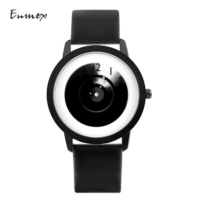 

Holiday gift Enmex focus time concept watch creative design stack pointer fresh simple watch