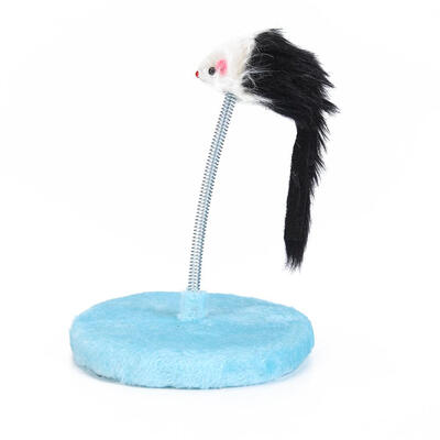 

Funny Cat Toy Plush Spring Cat Scratch Board False Mouse Interactive Toys