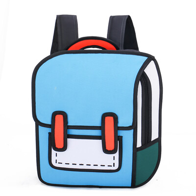 

Lin Miaomiao has the same schoolbag high school students double shoulder bags Chaoku Korean version of personality quadratic ca