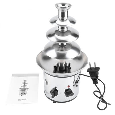 

Greensen 4 Tiers Electric Chocolate Melting Machine Fondue Maker Fountain