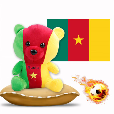 

Siaonvr Adorable Cartoon Creative National Flag Soft Bear Doll Stuffed Plush Doll Toys