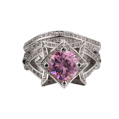 

Fashion Wedding Rings Ring Nano Inlaid Zircon Luxury Products Ring Beauty Gold Zircon Inlaid Ring Women Grade Fashion Wedding