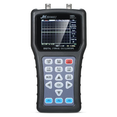 

Handheld Digital 1CH Oscilloscope Portable Scope Meter Digital Storage Oscilloscope 30MHz 200MSas with USB Charger Probe Cable Se