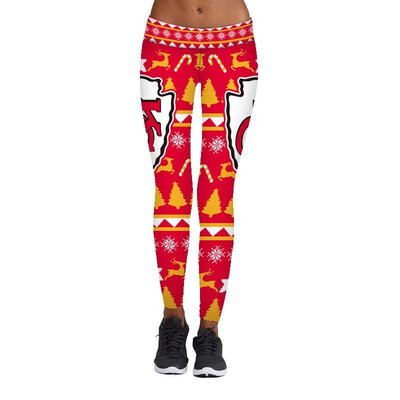 

European&American explosions Christmas digital printing running fitness dance yoga pants Aslgs-0175 Photo