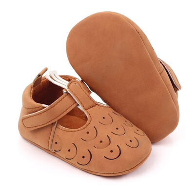 

Kids Soft Sole T-strap Baby Girls Shoes PU Leather Peacock Baby Moccasin Infants Toddler Baby Boy Kids T-bar Shoes