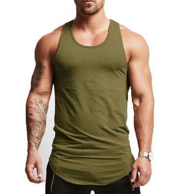 

Gym Mens Muscle Sleeveless Tank Top Tee Shirt Bodybuilding Sport Fitness Vest