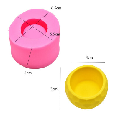 

Silicone Cake Mold Fleshy Flower Pot Shape Fondant Mold DIY Handmade Baking Tool