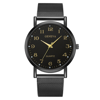 

Metal Mesh Stainless Steel Dress Watches 2018 New Famous Brand Casual Geneva Quartz Watch Women Relogio Feminino Clock 233