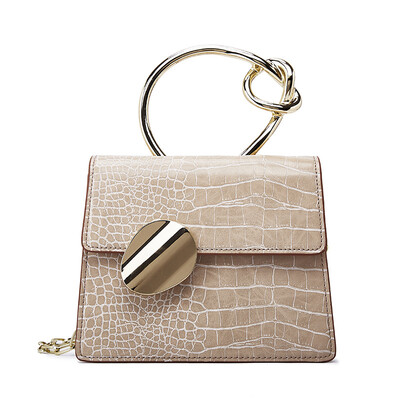

Summer new texture bag female 2019 new Korean version of the wild single shoulder slung fashion chain portable Kelly bag