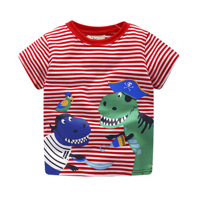 

Toddler Kids Baby Boys Clothes Short Sleeve Cartoon Pattern Tops T-Shirt Blouse