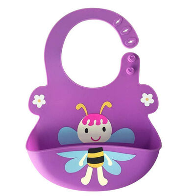 

Children Boy Girl Bibs Printed Cartoon Bib Saliva Waterproof Silicone Towel Bib For 0-3Y