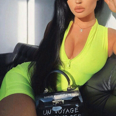 

Jumpsuit Party Trousers Sleeveless V-Neck Women Romper Bodycon Playsuit Clubwear