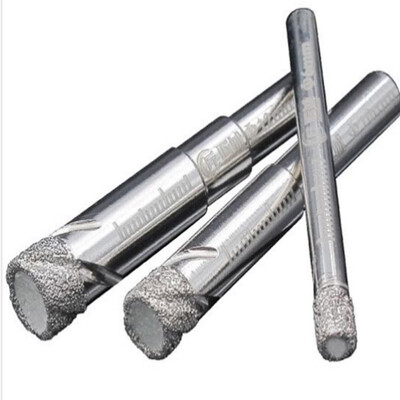 

JIANGCHENG Vacuum Brazed Dry Drill Diamond Hole Saw with Wax Filling Diamond Core Drill Bits Set for porcelain ceramic tile