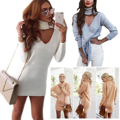 

Womens Loose Long Sleeve Sweater Blouse Ladies Sweatshirt Jumper Pullover Tops