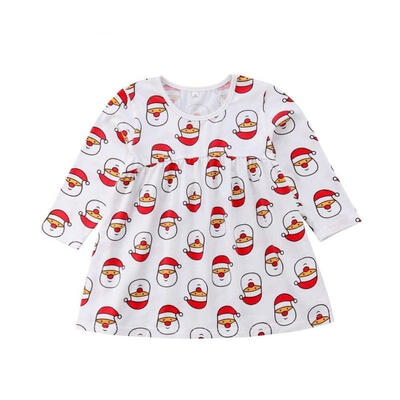 

Baby Girl Santa Claus Sleeveless Dress Christmas Party Clothes Bow Dress