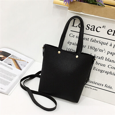 

Tailored Fashion Womens Leather Pure color Shoulder Bags With Corssbody Bag&Handbag