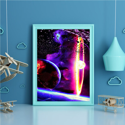 

Toponeto Embroidery Paintings Rhinestone Pasted DIY Diamond Painting Cross Stitch 5D