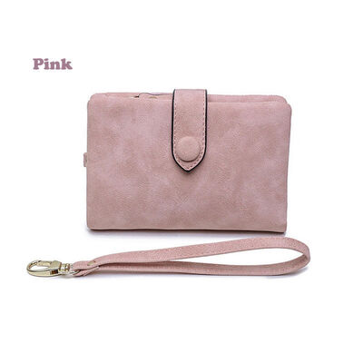 

2019 New Style Hot Fashion Women Short Wallet PU Leather Small Clutch Purse Money Holders Short Solid Wallets