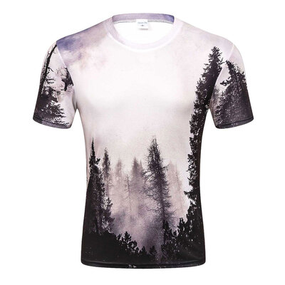 

Men\s Summer Short-Sleeve Digital Print 3D T-Shirt