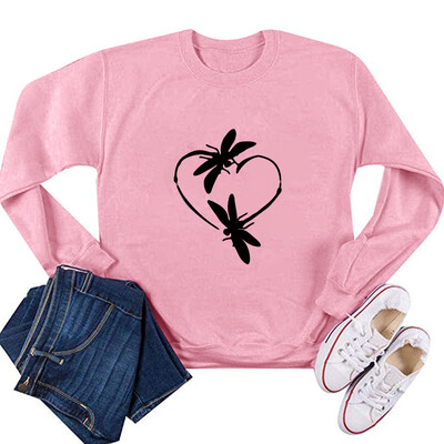 

Tailored Women Printing Round Neck Long Sleeve Casual Blouse Sweatshirt