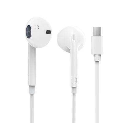 

Type-C Wired Earphone Surround Sound HiFi Inbedded Continual Headset wMic