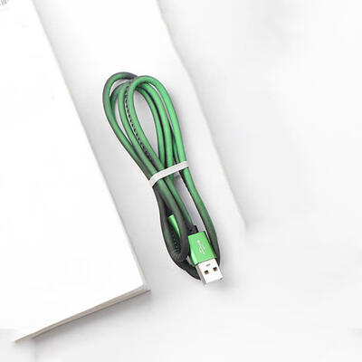 

Color-changing Leather Charging Cable For Apple Android Universal Mobile Phone Data Cable-1m Micro USB