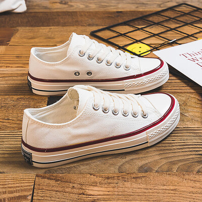 

Canvas shoes female Joker student shoes 2019 tide shoes ins black retro new Korean version of autumn shoes