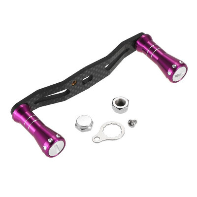 

Lixada Carbon Fiber Fishing Reel Handle for Bait Casting Strong Aluminum Alloy Fishing Reel Rocker Left Right Hand Interchangeab