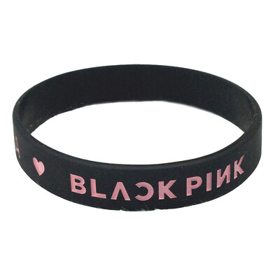 

Blackpink Silicone Bracelets Bangles For Fans Fashion Jennie Jisoo Rosé Lisa Jewelry Gifts