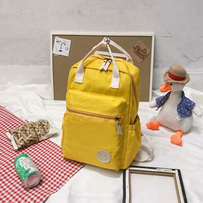 

Tailored Fashion Women Candy Color Backpack Large Capacity Bags Package Shoulder Bags