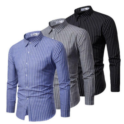 

Luxury Fashion Mens Slim Fit Shirt Long Sleeve Dress Shirts Casual Shirt Tops