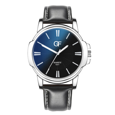 

Gobestart Hot Man Leather Watch Whatever Late Anyway Letter Watches New Pointer glow