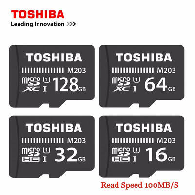 

Toshiba M203 Micro SD Card 16G 32G 64G 128G Class 10 UltraHD TF Memory Card 100MBS