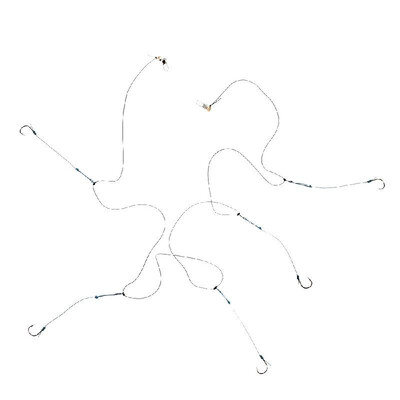 

High Quality Nylon Line Steel Fishing Hooks String 120cm Durable Fishing String Fishing Tackle