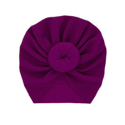 

Baby Girls Boys Turban Knot Head Wrap Cute Kids Hat Cotton Cap Soft Hat