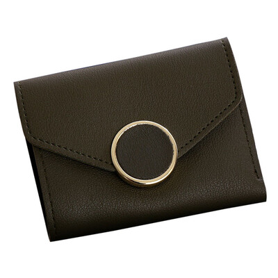 

Hot selling Women Simple Short Wallet Hasp Coin Purse Card Holders Handbag drop shipping 0522