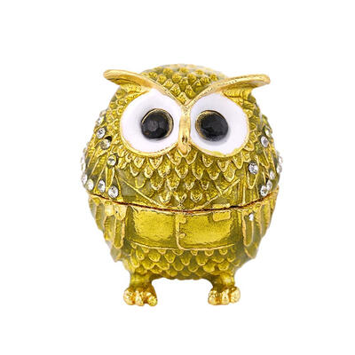

Creative Rhinestone Bird Jewelry Storage Box Easter Trinket Gift Egg Boxes
