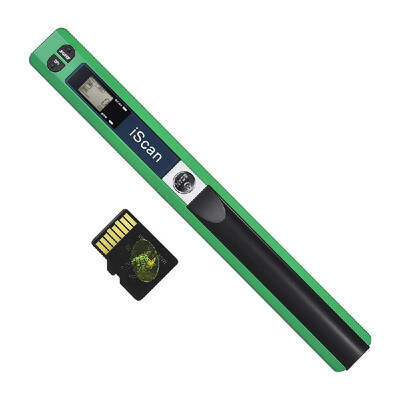 

Portable Handheld Wand Wireless Scanner A4 Size 900DPI JPGPDF Formate LCD Display with Protecting Bag&8GB TF Card for Busine