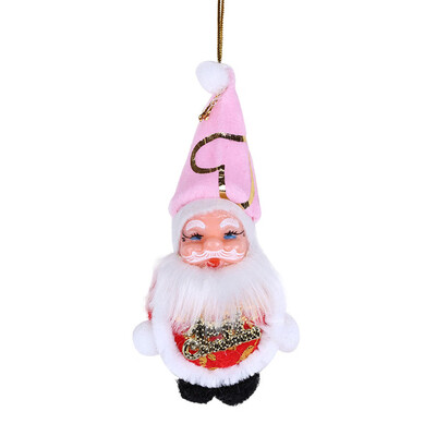 

Tailored 1PC Colorful Christmas Santa Claus Ornaments Xmas Tree Hanging Decoration