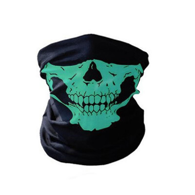 

Unseamed Multifunctional Headband Skull Bandana Helmet Neck Face Mask Thermal Scarf Halloween Props