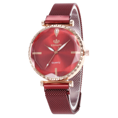 

Summer fashion magnet strap with scale simple ladies watch student personality popular watch