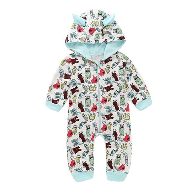 

Newborn Rompers for babies Toddlers Long Sleeve Cartoon Print Baby Girl Jumpsuits Childrens Overalls Pyjamas Kids Clothing Girl