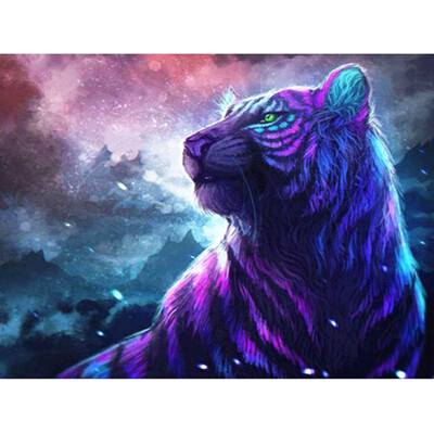 

kirin show DIY Diamond Painting Animal Tiger Full drill Rhinestone Picture Embroidery Sale Diamond Mosaic Home Decor Drop Ship