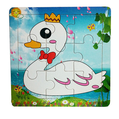 

Gotoamei 1PC Wooden Panda Puzzle Educational Developmental Baby Kids Training Toy A