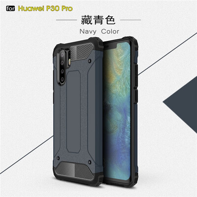 

Goowiiz Phone Case For Huawei P30P30 ProMate 20X King Kong Armor Fashion Bumper PC TPU Prevent falling