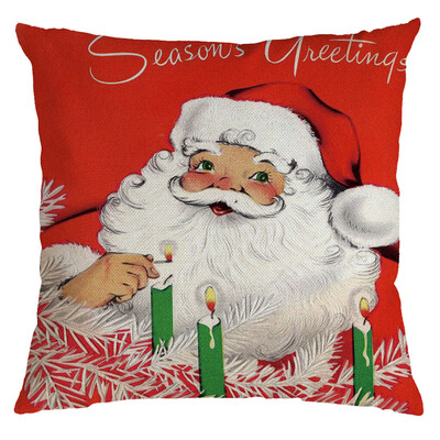 

Tailored Christmas Pillow Cover Pillowcases Decorative Sofa Cushion Cover 45x45cm
