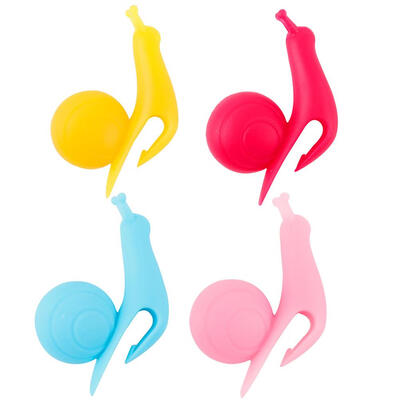 

10pcs Cute Snail Shape Silicone Tea Bag Holder Creative Cup Mug Tea Clips